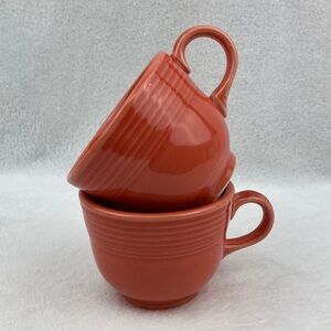 Fiesta Ware Petite Coffee/Tea Cup Scarlet 7 3/4 oz. Set of 2